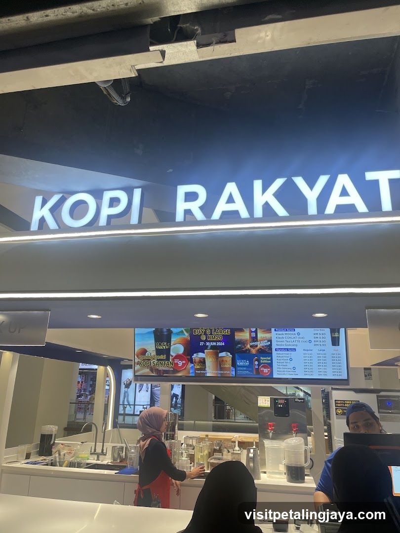 Kopi Rakyat Menu