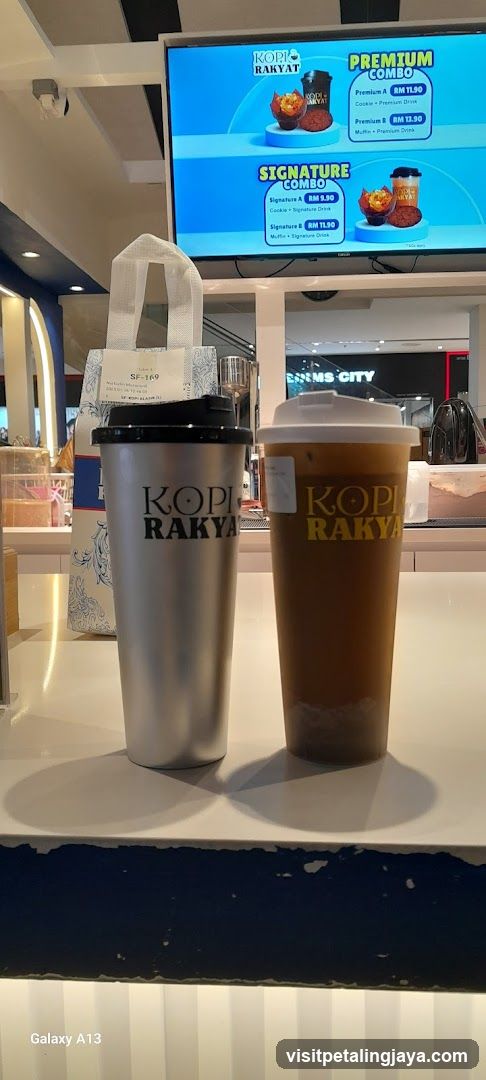Kopi Rakyat Drinks and Menu Display