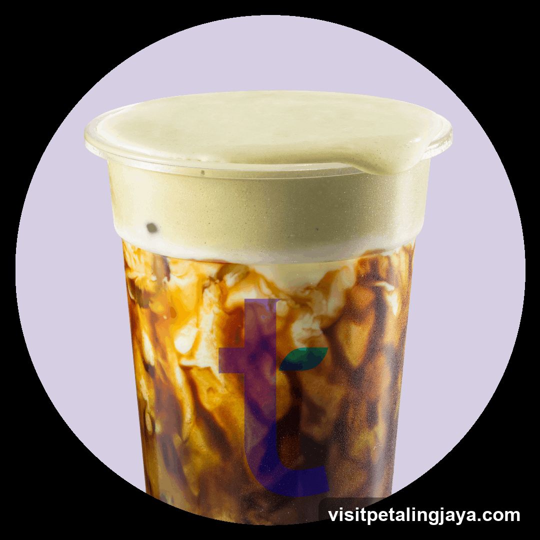 Brown Sugar Boba Milk Tea with Cheese Foam