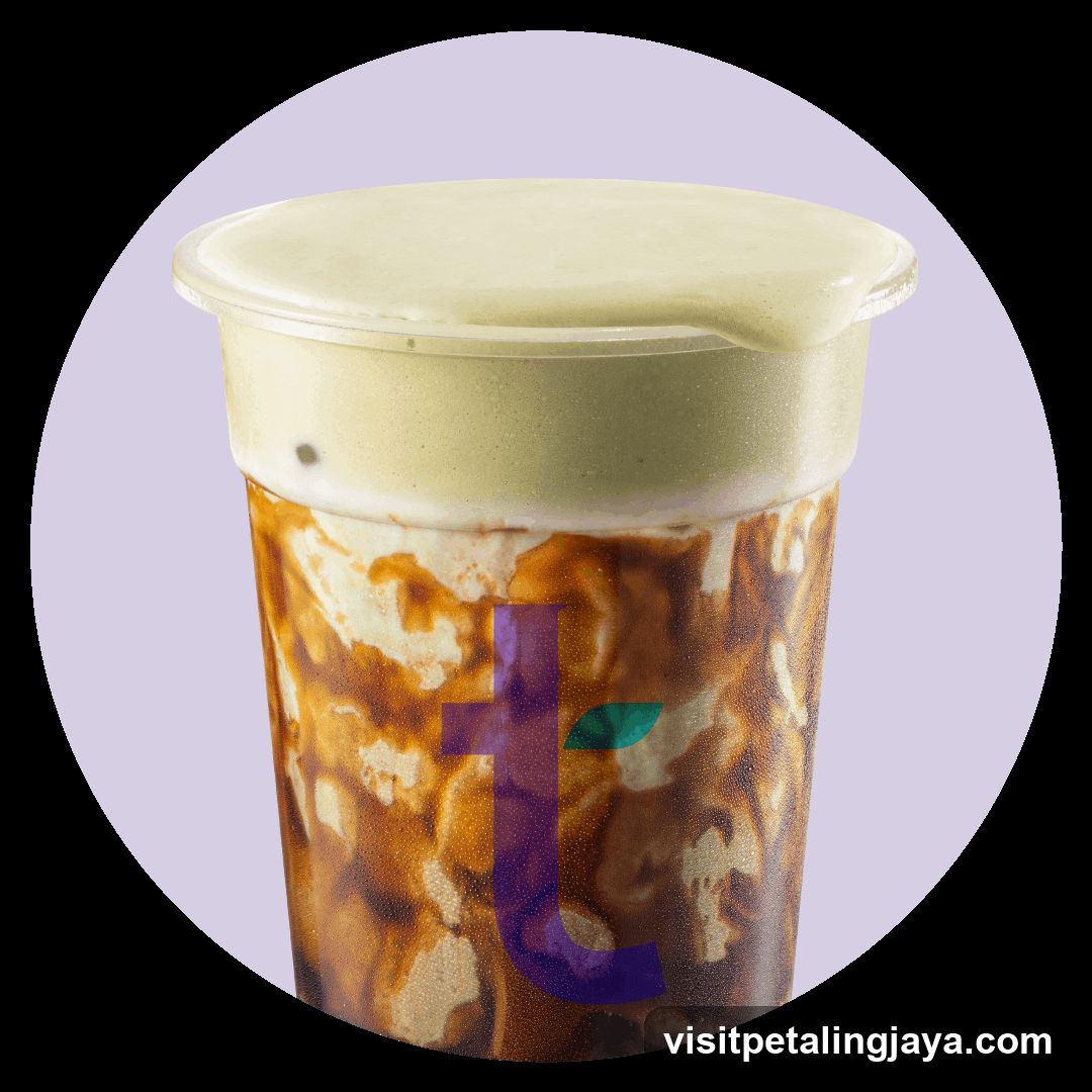 Brown Sugar Boba Tea with Creamy Matcha Foam