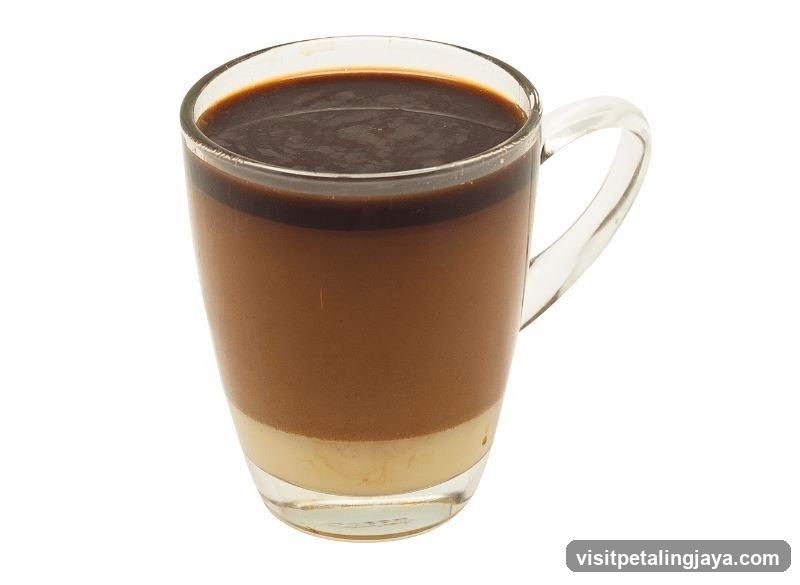 Layered Coffee Drink
