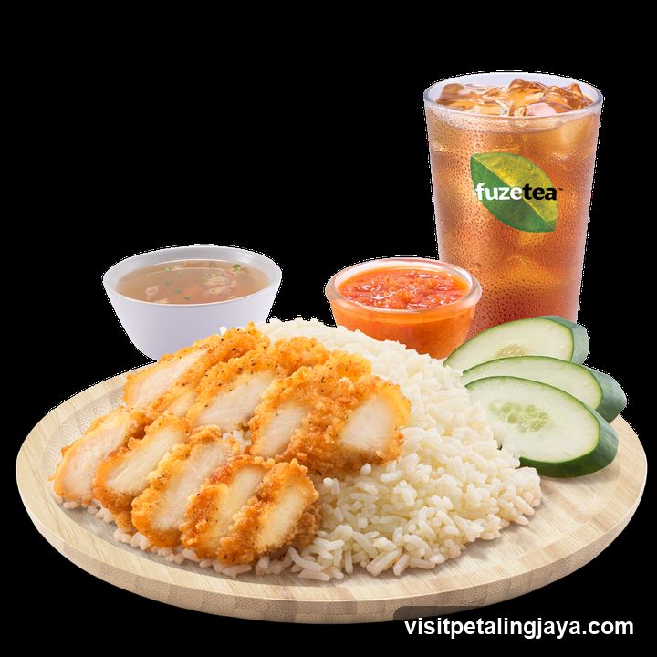 Fried Chicken Rice Set