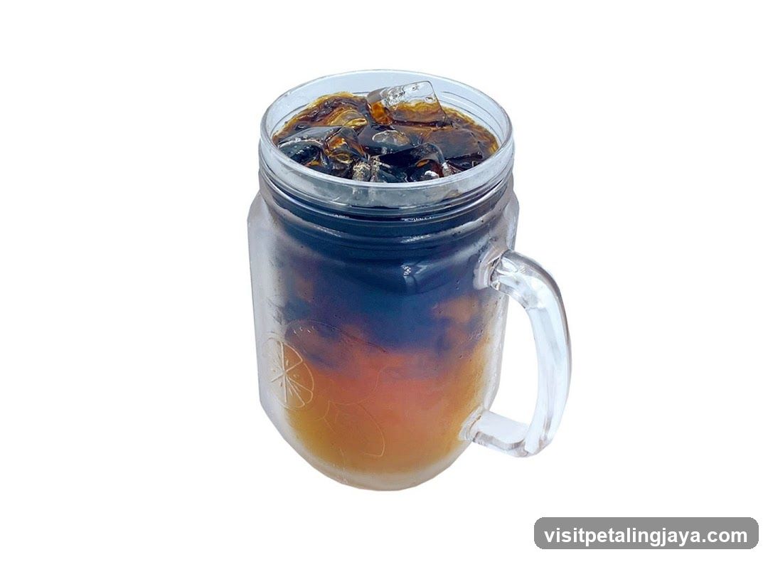 Iced Coffee in a Mason Jar