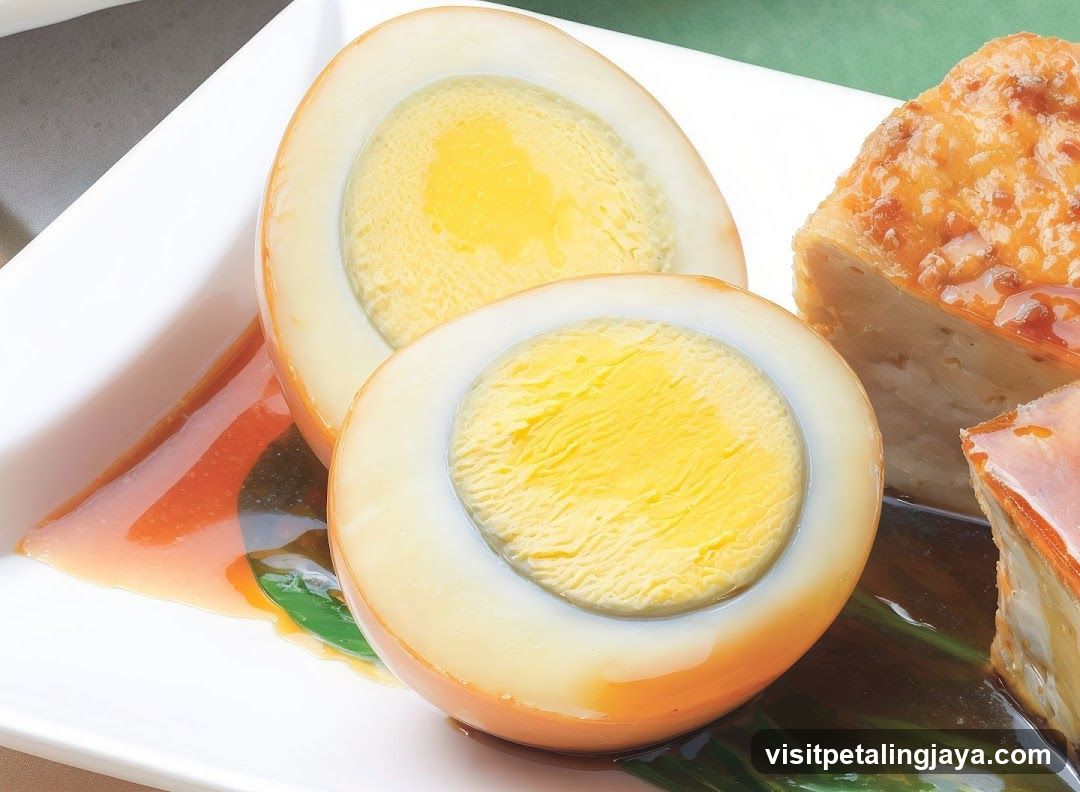 Braised Eggs and Meat Dish