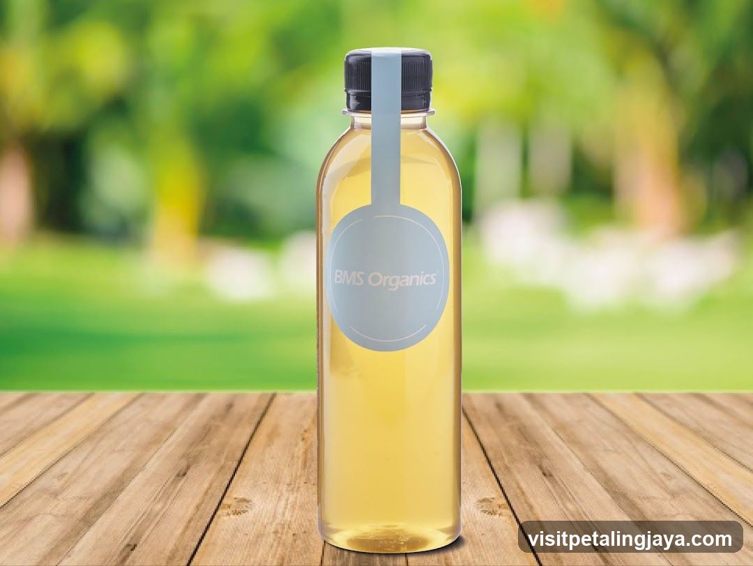 Bottle of Organic Drink