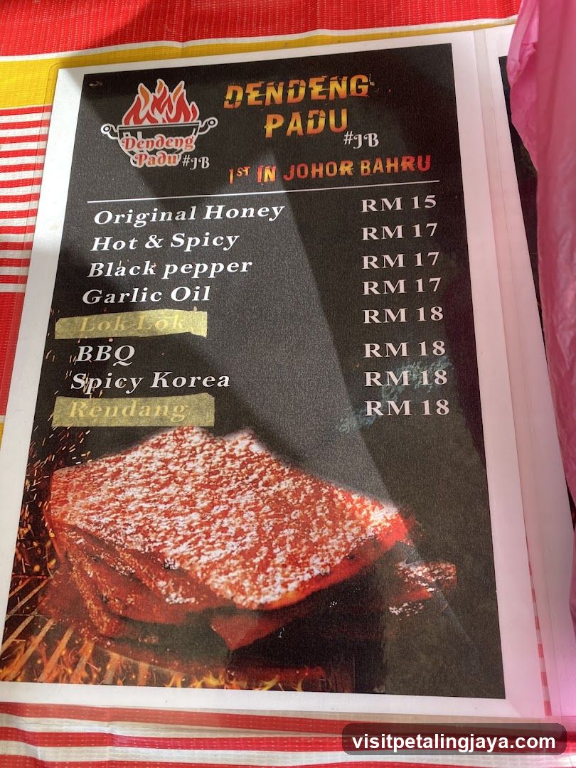 Dendeng Padu Menu