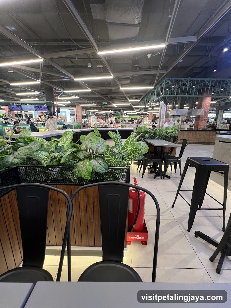 Food Court Seating Area