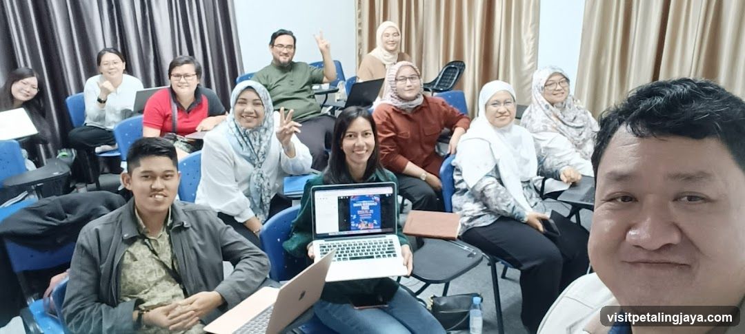 Group of people in a classroom