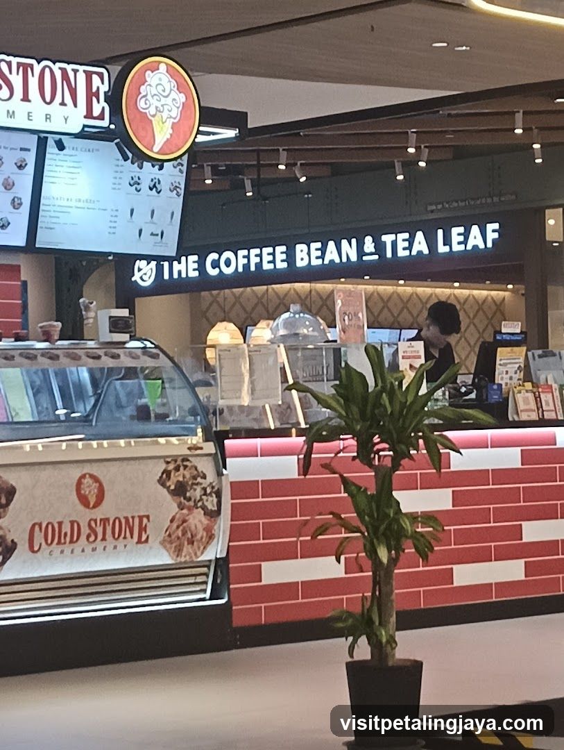 Cold Stone Creamery and The Coffee Bean & Tea Leaf