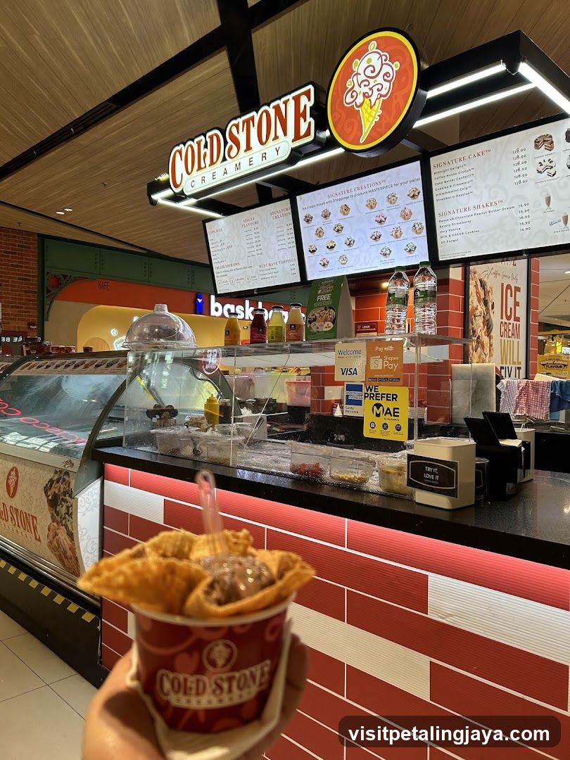Cold Stone Creamery Counter