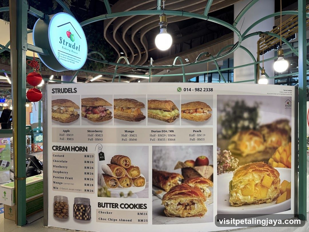 Strudel Bakery Menu