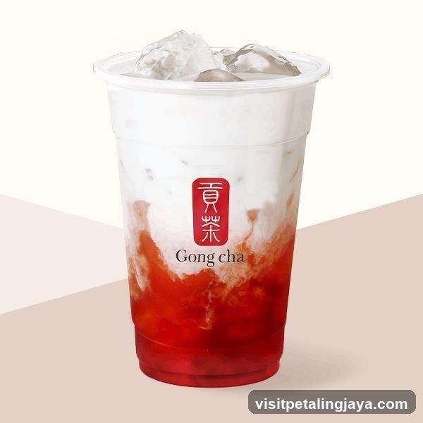 Gong Cha Strawberry Milk Tea