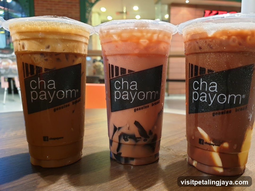 Three Iced Drinks