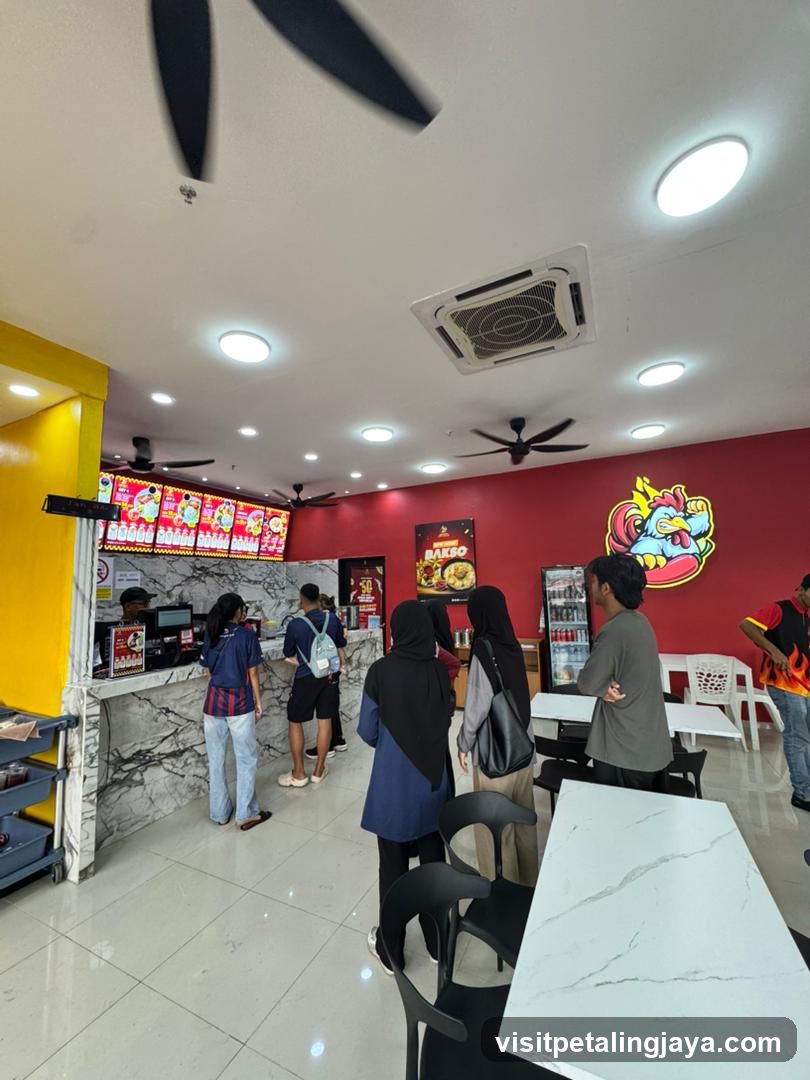 Restaurant Interior with Customers