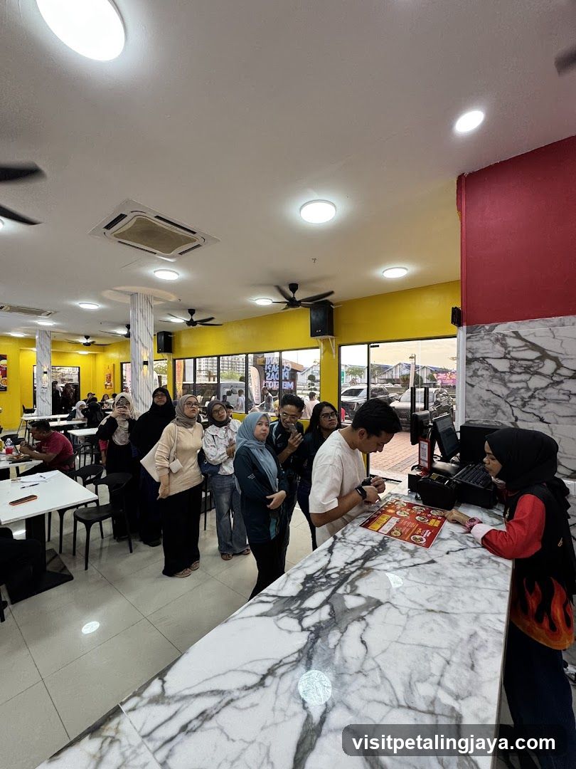 Customers at a Counter