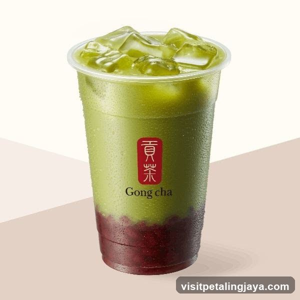Gong Cha Matcha Red Bean Drink