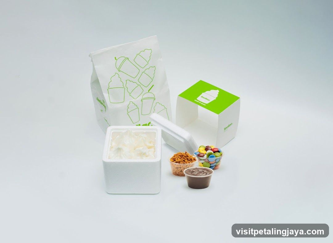 Ice Cream Toppings and Packaging