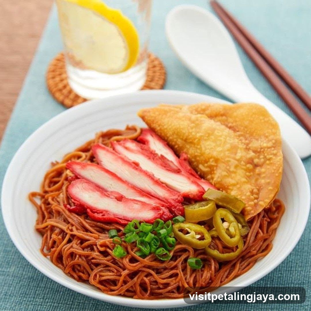 Noodles with Char Siu and Wonton