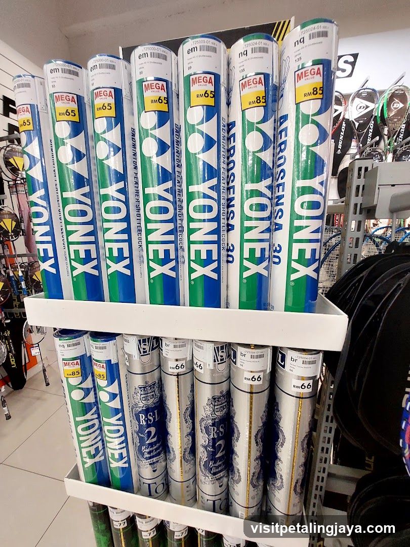 Badminton Shuttlecocks Display