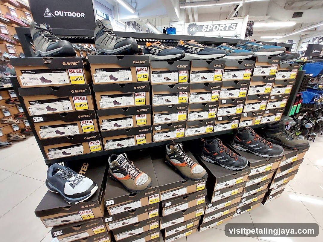 Outdoor Footwear Display