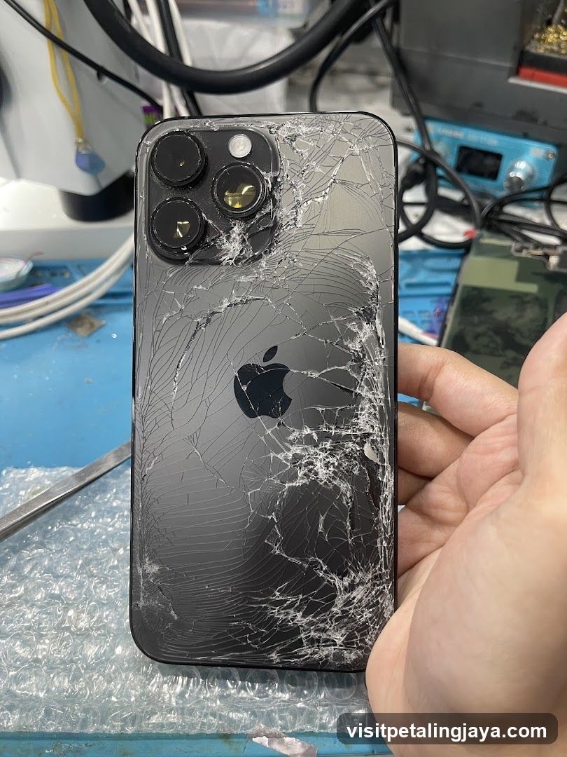 Damaged iPhone