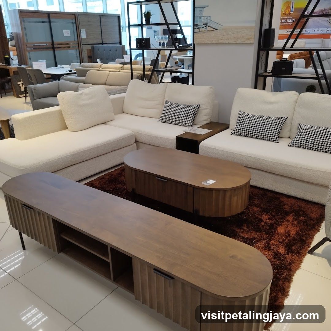 Living Room Furniture Display