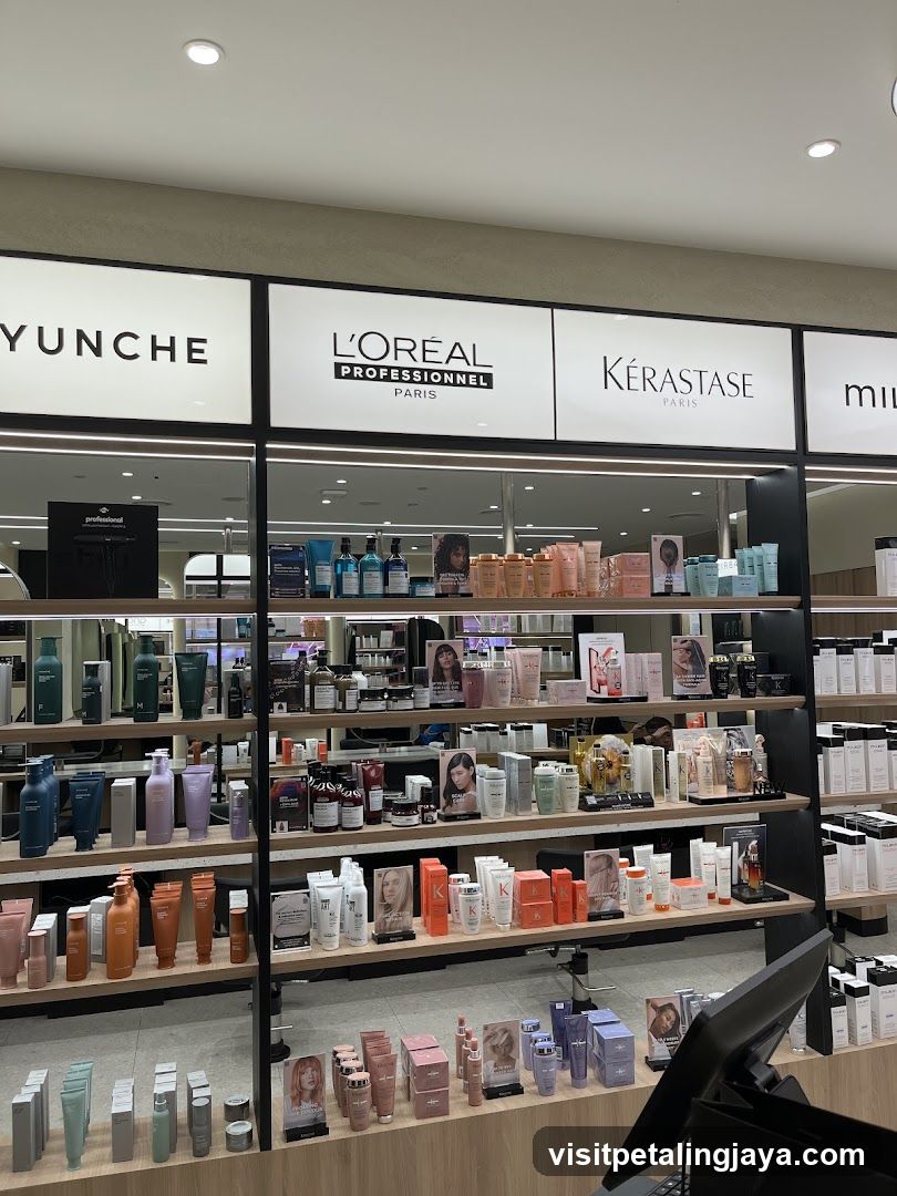 Haircare Products Display