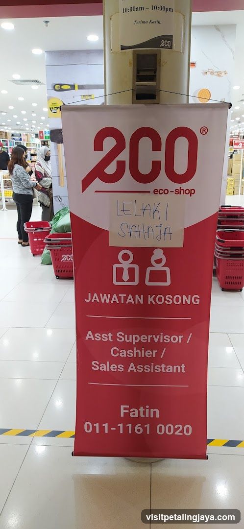 200 eco-shop Job Advertisement