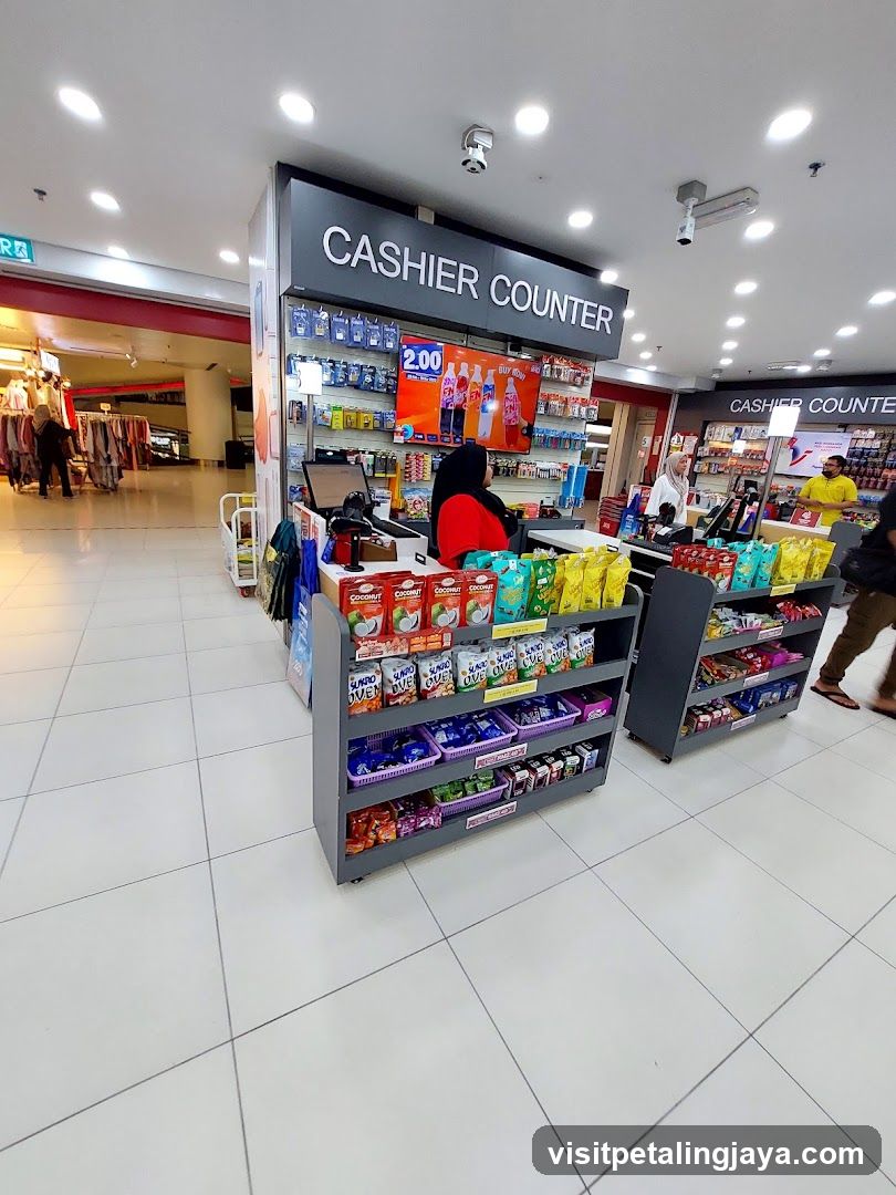 Cashier Counter with Snacks
