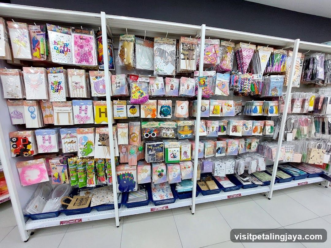 Party Supplies Display