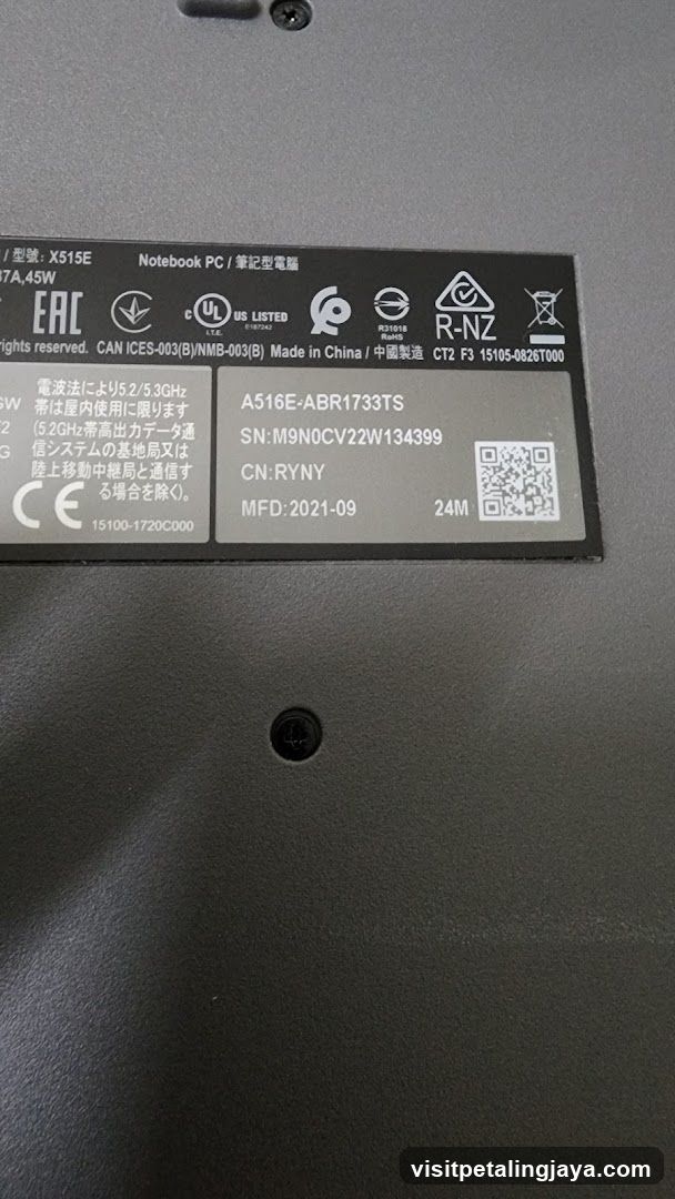 Laptop Label