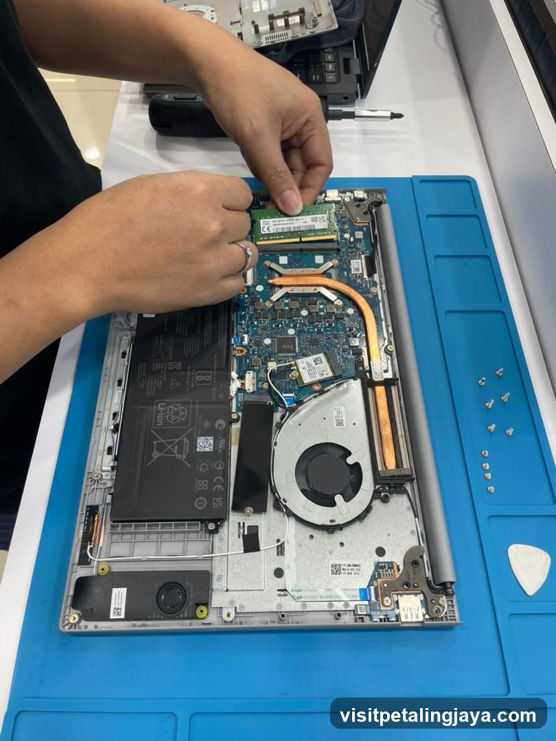 Laptop RAM Installation