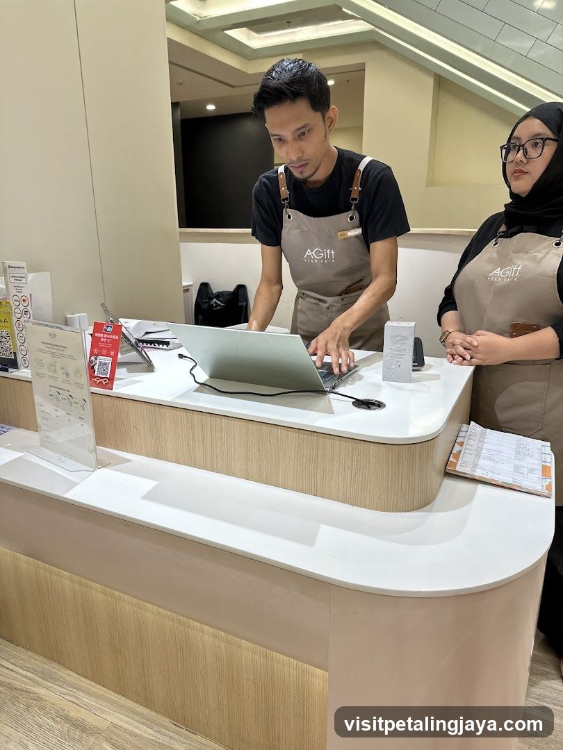 Staff at Counter