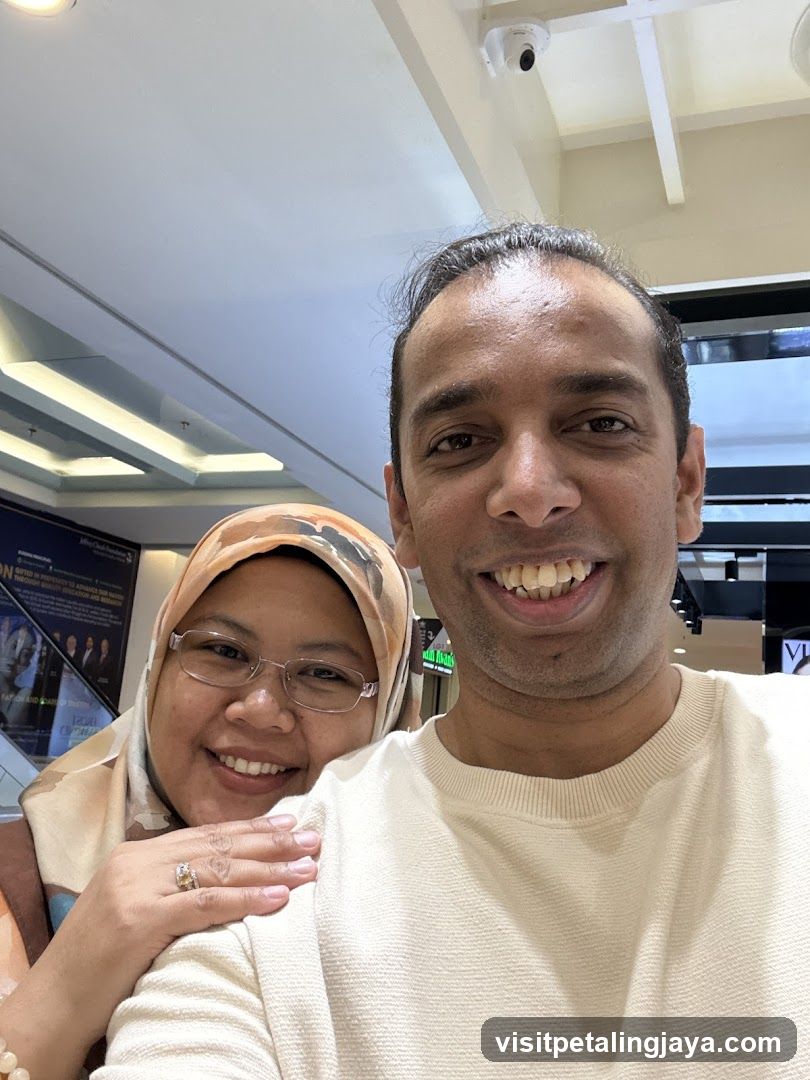 Couple taking a selfie
