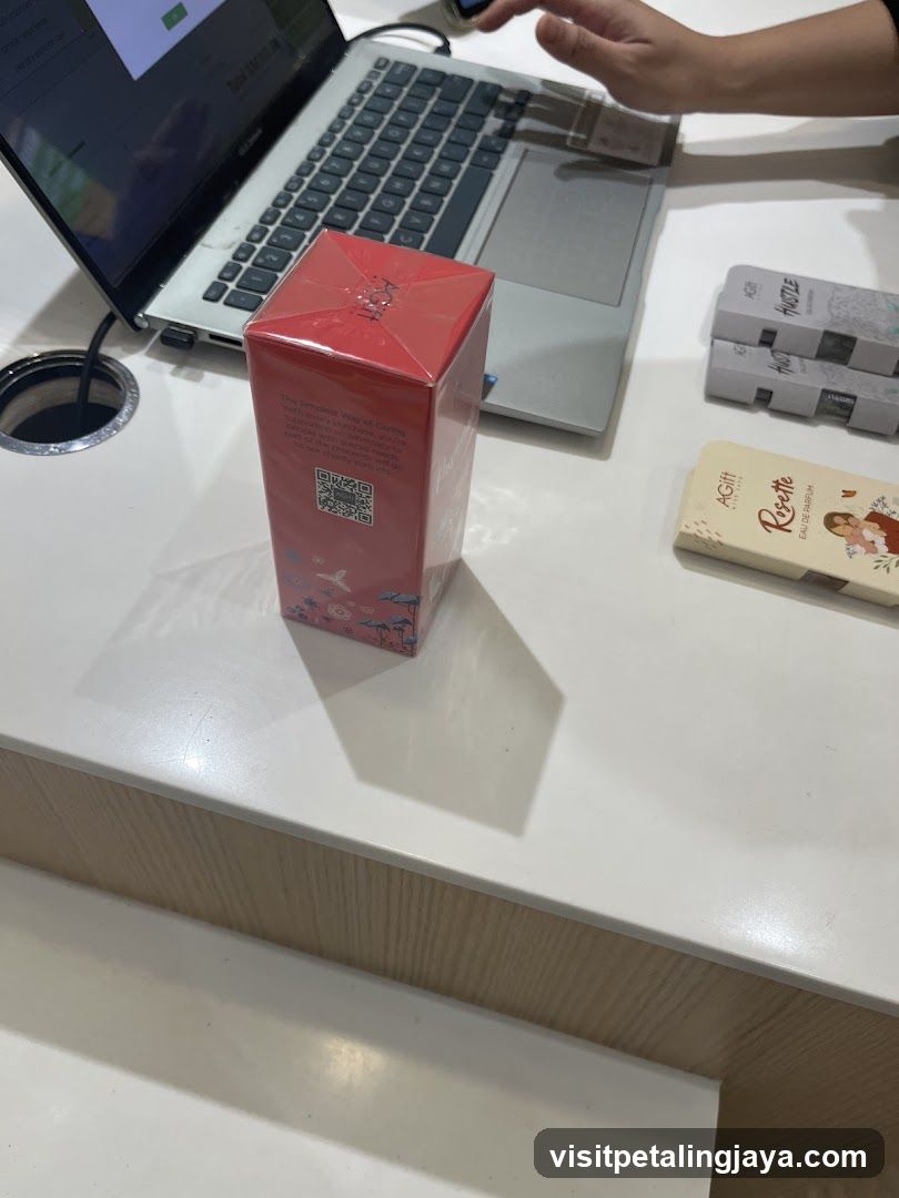 Product Packaging on a Counter