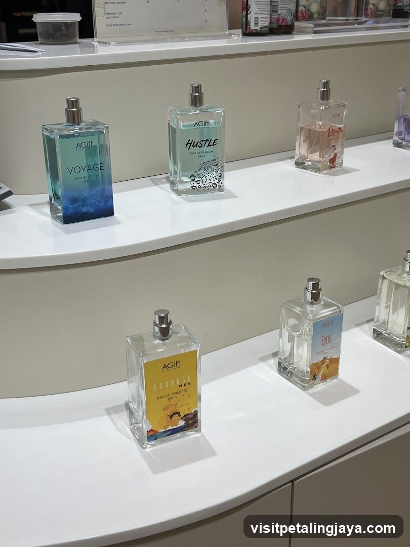 Perfume Bottles Display