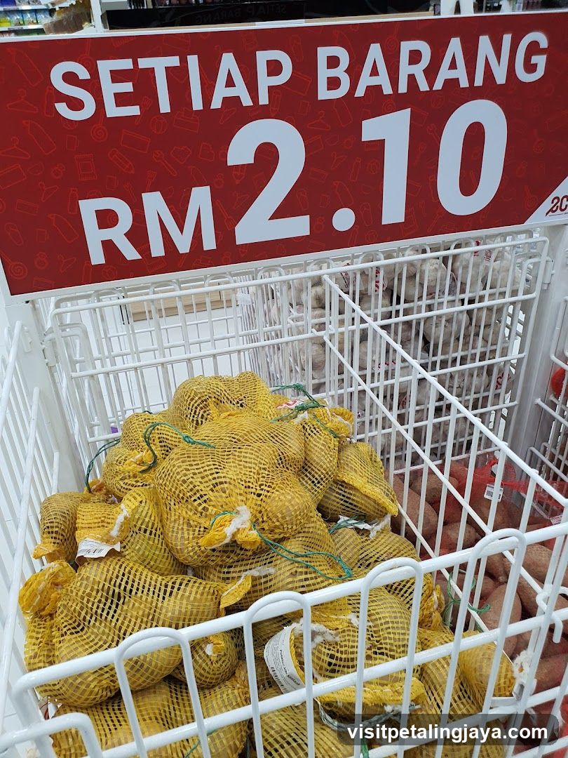 Promotional Sign for Items at RM 2.10
