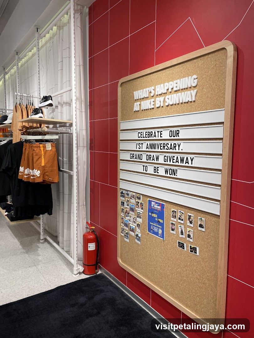 Nike Store Announcement Board
