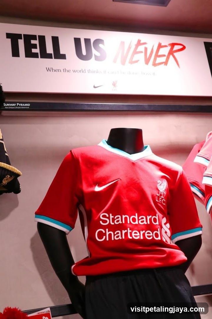 Liverpool Jersey Display