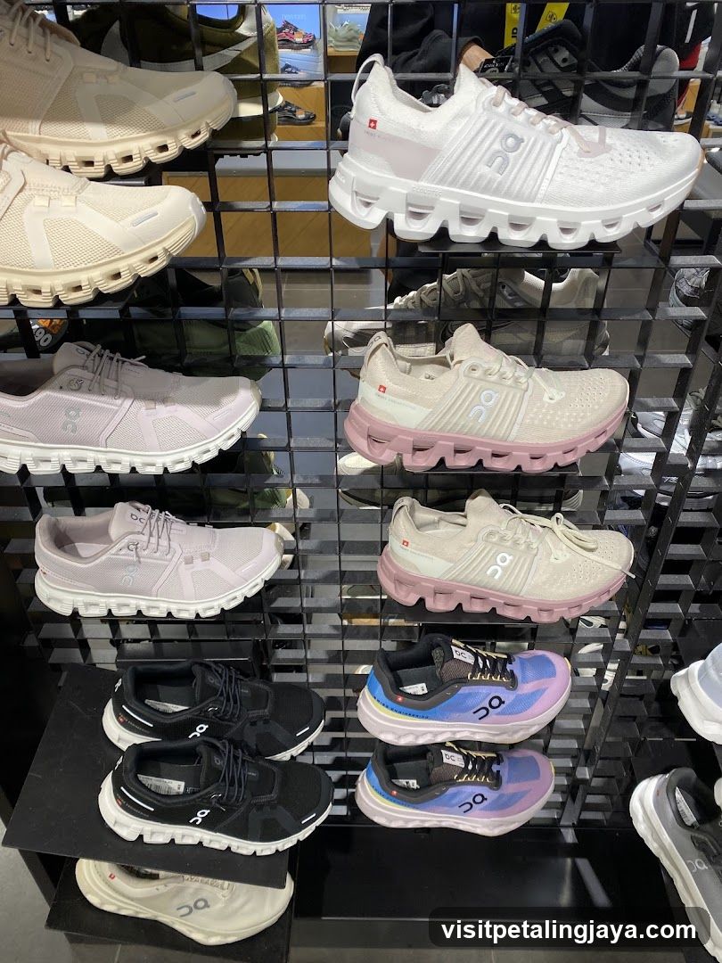 Athletic Shoes Display