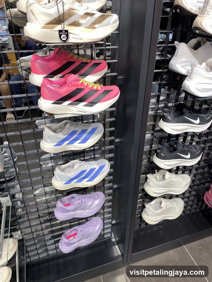 Athletic Shoes Display