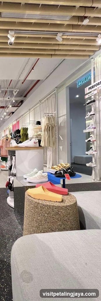 Athletic Apparel and Footwear Store Interior