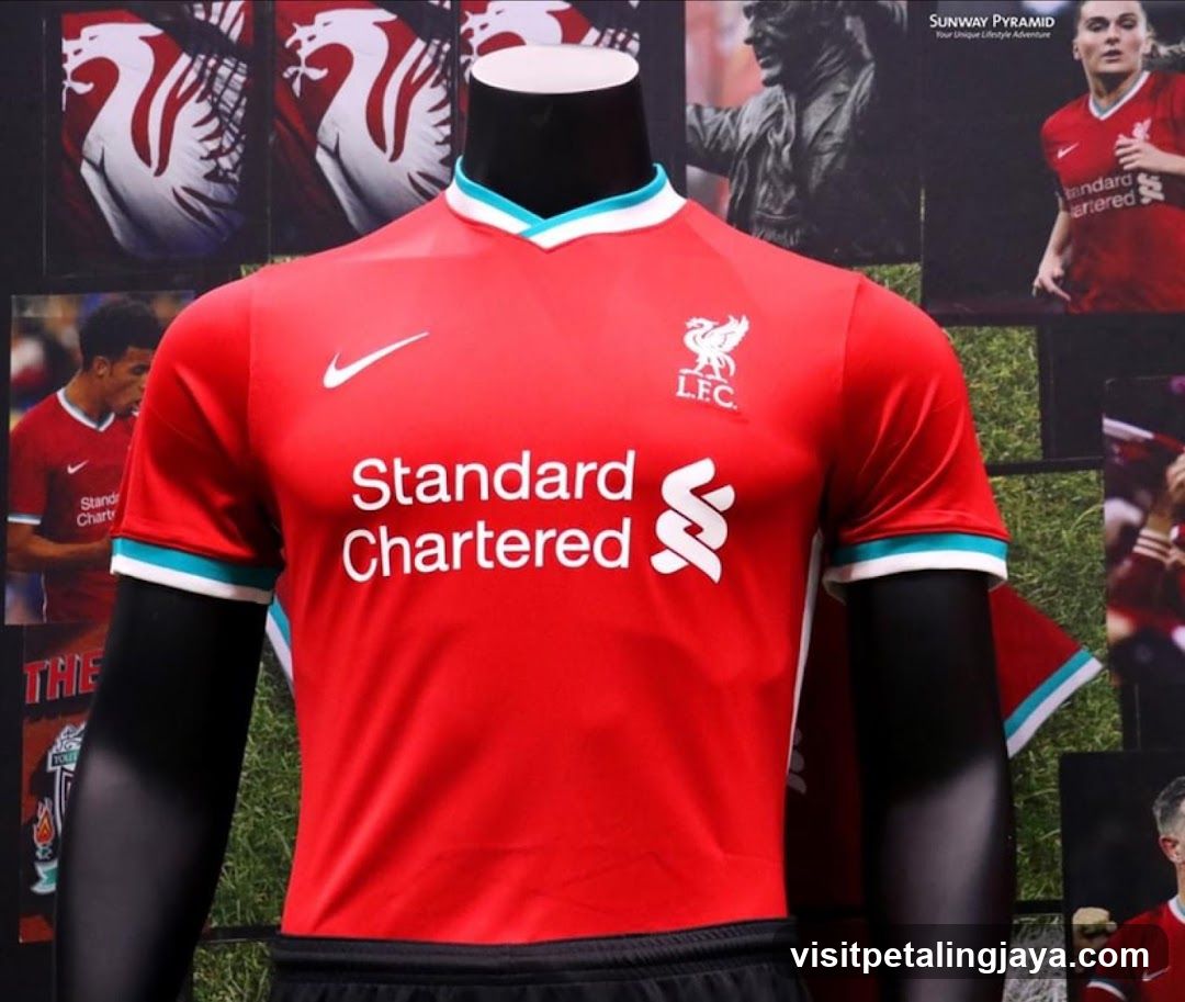 Liverpool Football Club Jersey Display