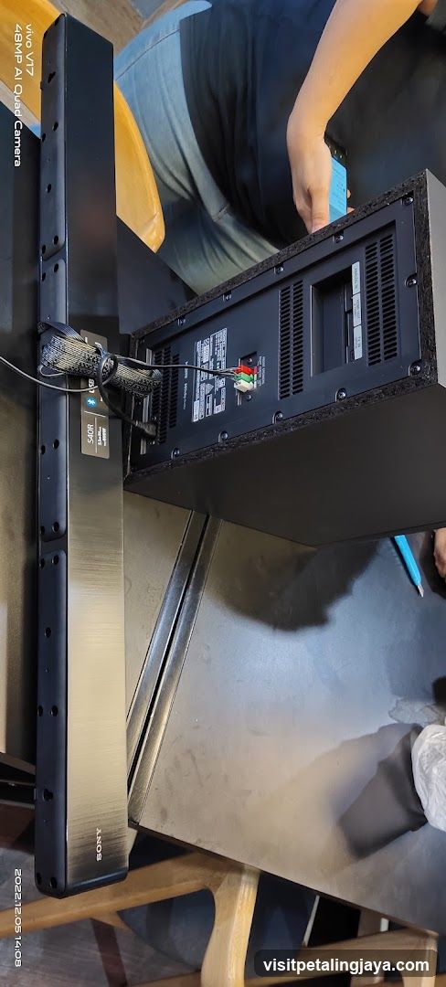 Sony Soundbar and Subwoofer Connections