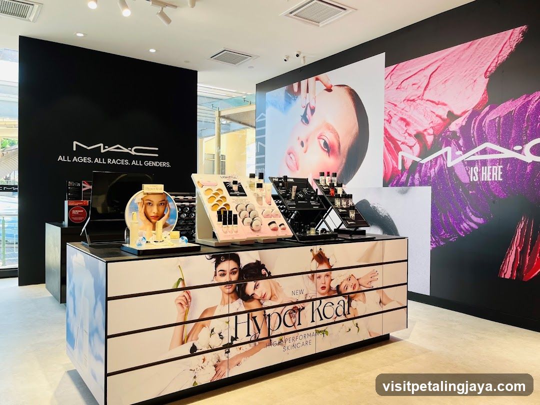 MAC Cosmetics Display