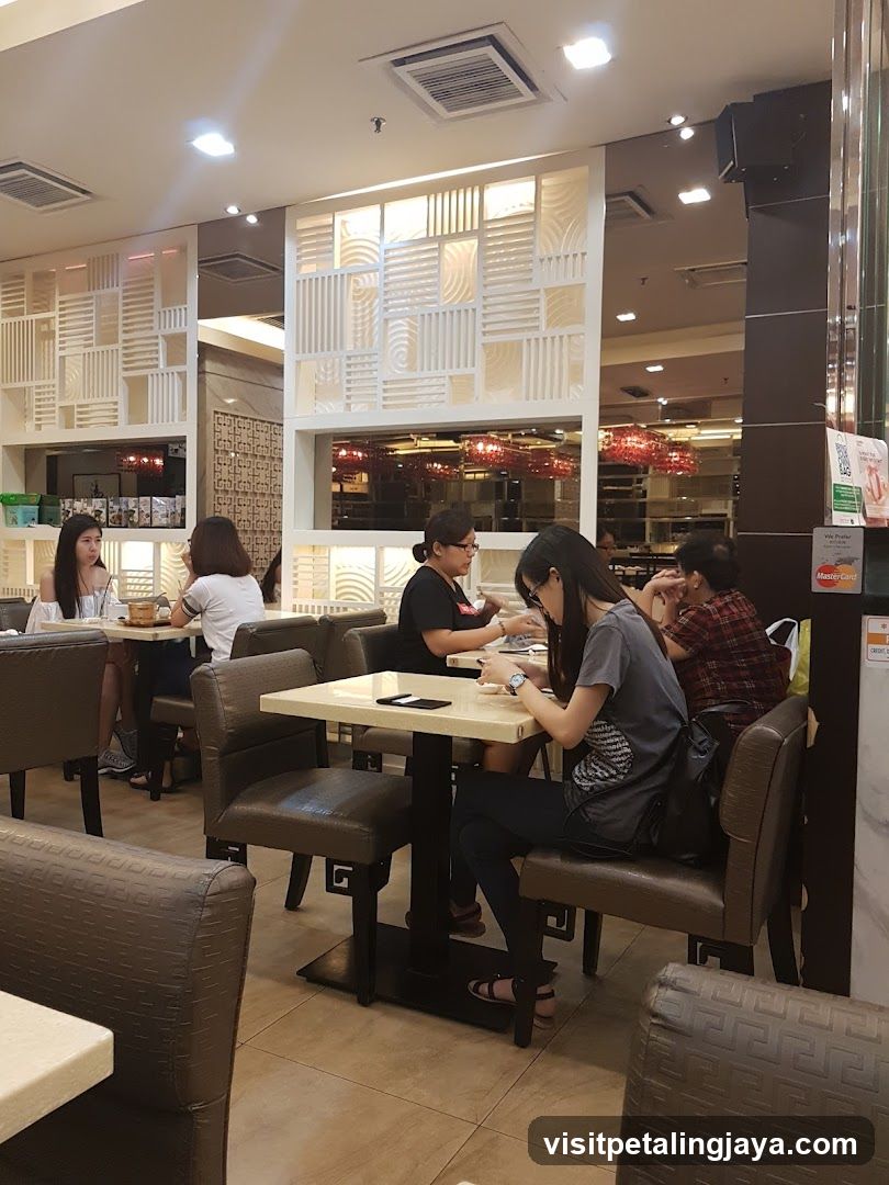 Restaurant Interior with Diners