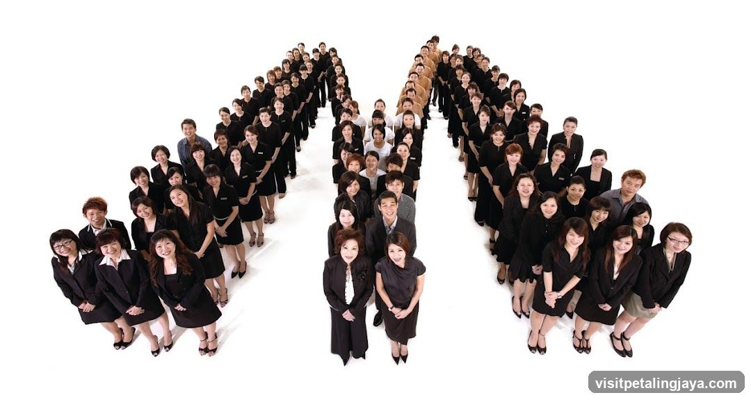 Group of people in black attire