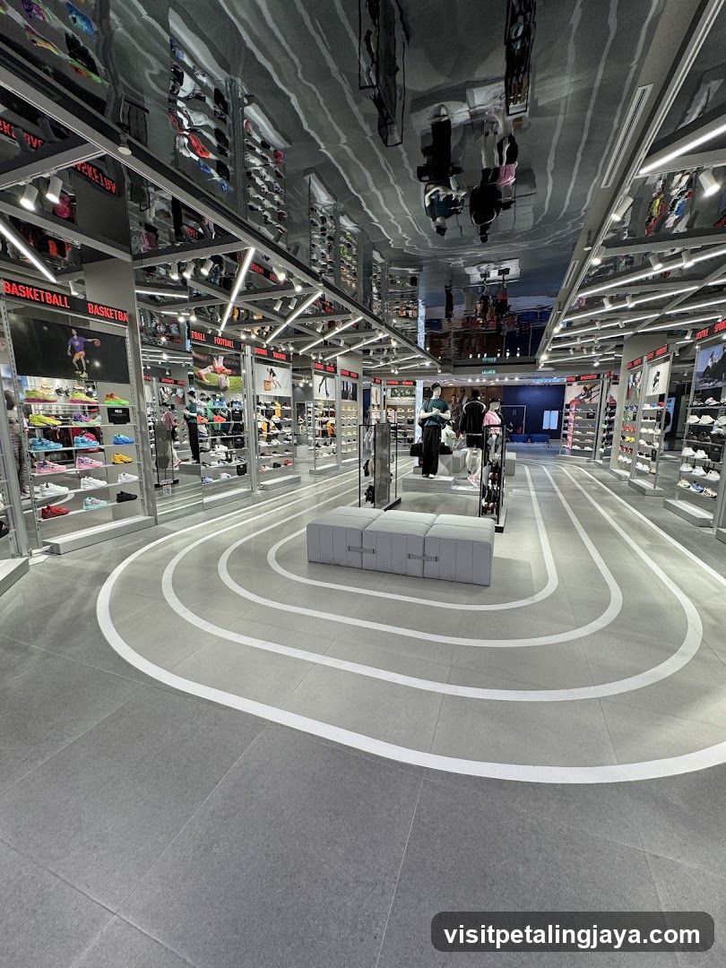 Modern Sports Shoe Store Interior