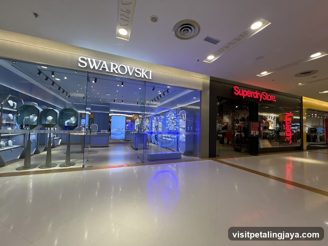Swarovski and Superdry Storefronts