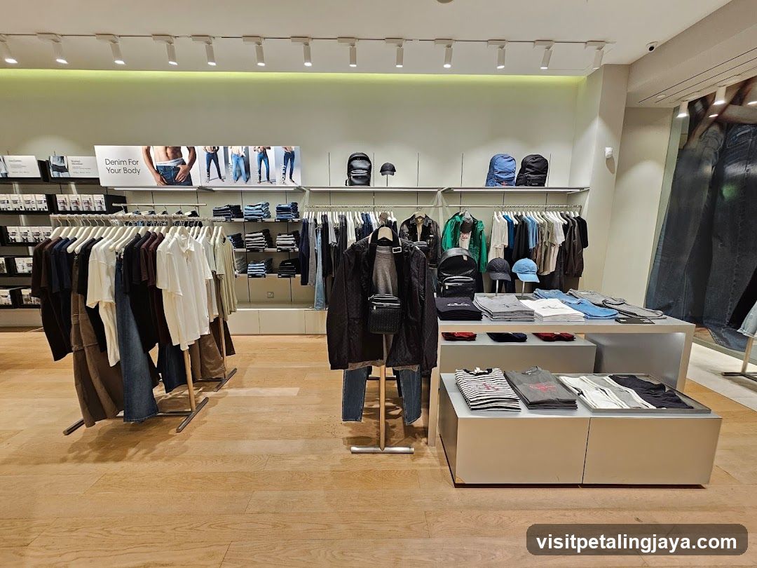 Clothing store interior